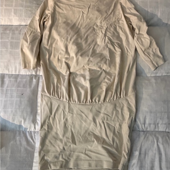 Roberto Cavalli Cream Dress with Gold Buttons - Picture 5 of 7